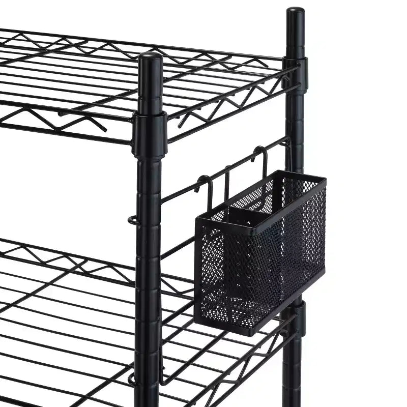 Scaffale Etagere in Acciaio con Ripiani Regolabili – Scaffalatura Metallica a Più Livelli per Casa, Ufficio e Bagno