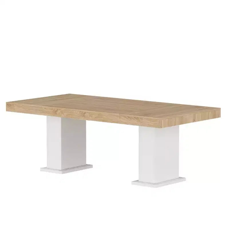 Tavolo da pranzo e scrivania in legno multi-scena – Tavolo da lavoro versatile in legno massiccio per la casa