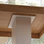 Tavolo da pranzo e scrivania in legno multi-scena – Tavolo da lavoro versatile in legno massiccio per la casa