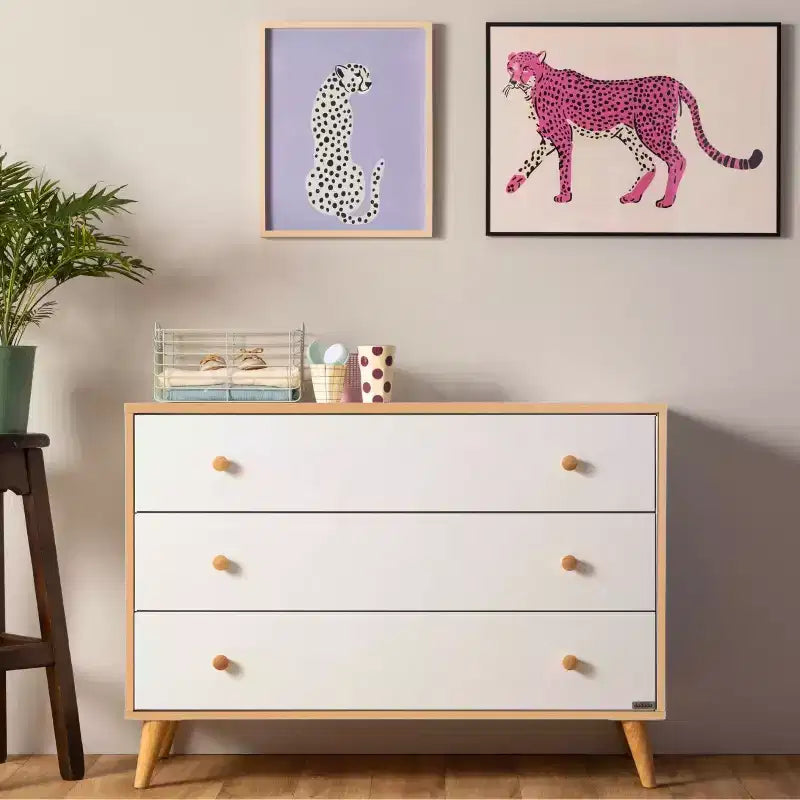 Cassettiera a 3 cassetti – Comò moderno per camera da letto piccola con stile e funzionalità