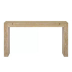 Consolle in legno con cassetti – Tavolo da ingresso/divano con contenitore, finitura naturale