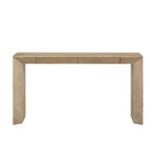 Consolle in legno con cassetti – Tavolo da ingresso/divano con contenitore, finitura naturale