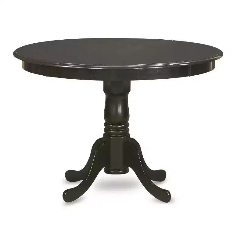 Tavolo da cucina per 4 persone - Tavolo da pranzo rotondo da 106 cm con 4 sedie - Set da pranzo dal fascino classico