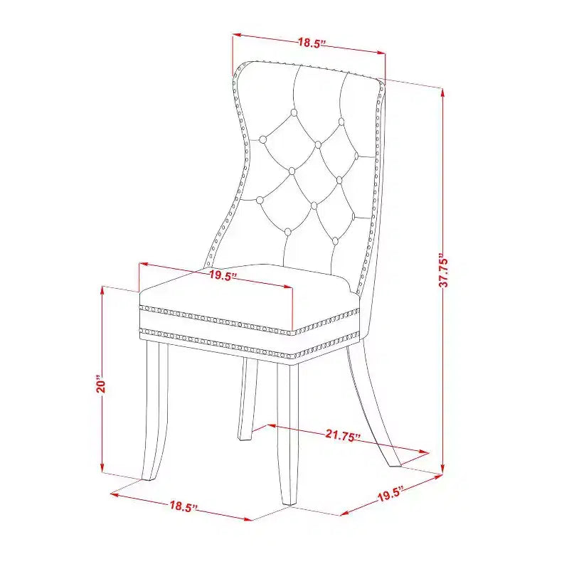 Set da 5 pezzi per sala da pranzo con tavolo quadrato imbottito in lino bianco – 4 posti