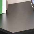 Scrivania per Computer con Scaffali portaoggetti a 6 Livelli – Postazione di Lavoro da Ufficio Domestico con Libreria