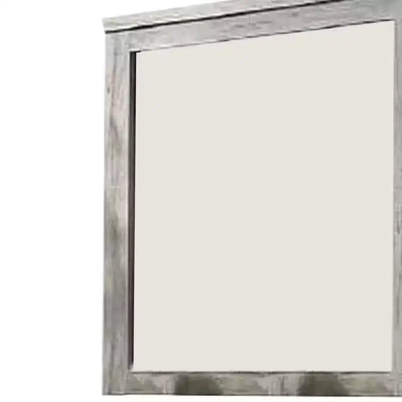 Specchio da parete rettangolare con cornice in metallo – Specchio moderno decorativo per bagno e soggiorno