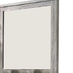 Specchio da parete rettangolare con cornice in metallo – Specchio moderno decorativo per bagno e soggiorno