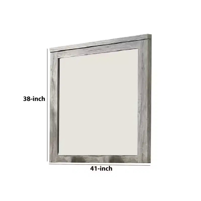 Specchio da parete rettangolare con cornice in metallo – Specchio moderno decorativo per bagno e soggiorno