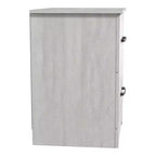 Comodino a 2 Cassetti con Spazio Contenitore – Tavolino da Notte Moderno Grigio Chiaro, 47,5 cm L x 39,9 cm P x 60,2 cm A