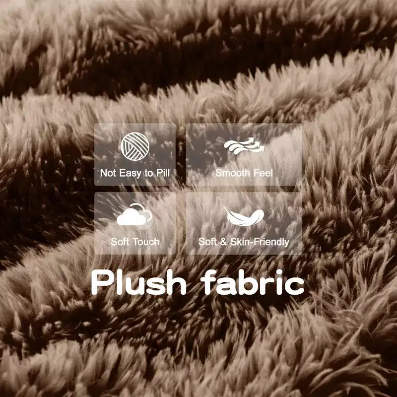 Divano sezionale modulare a L da 149" con pouf e cuscini decorativi – Tessuto felpato color kaki chiaro