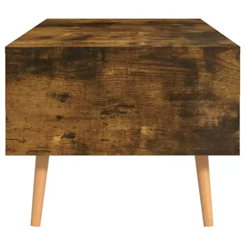 Tavolino da caffè moderno in legno ingegnerizzato bianco – Tavolino da salotto minimalista