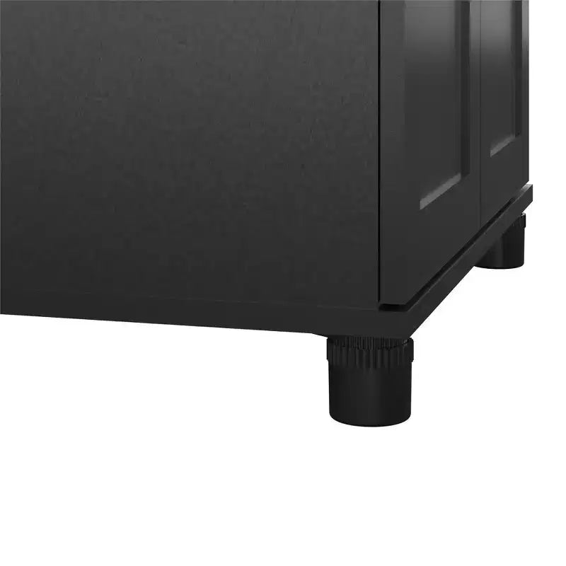 Armadio alto contenitore con cassetto e ripiani regolabili – Organizer multi-ambiente a 4 ante